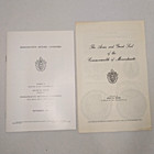 Arms and Great Seal of MASSACHUSETTS & Historic Landmarks Booklet 1966 Boston