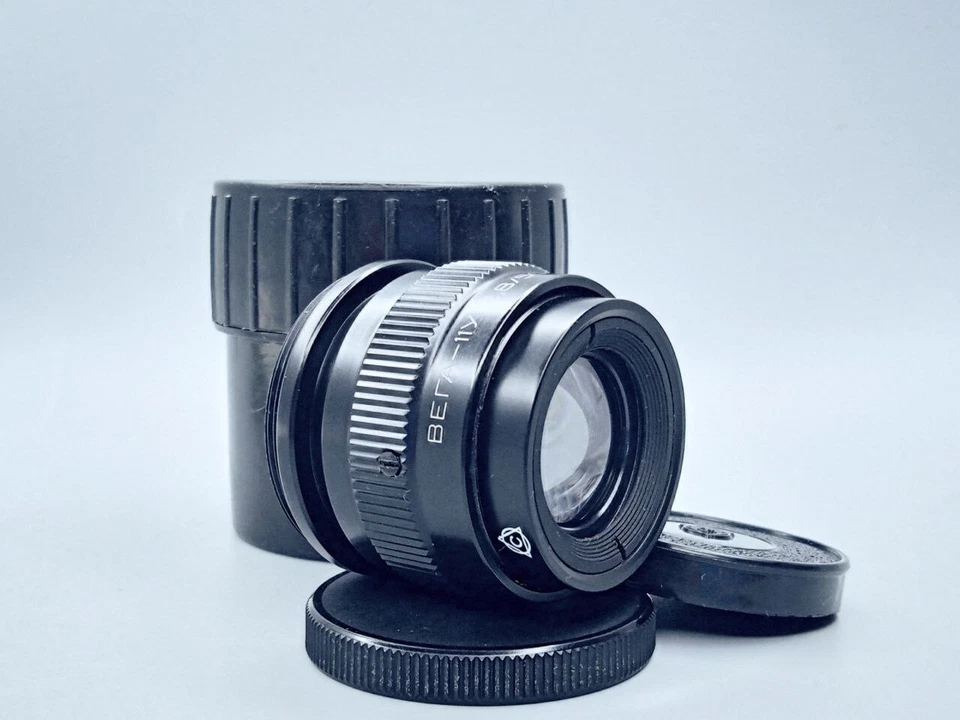 Lente Vega-11U 50 mm f/2,8 copia montaje TESSAR M 39 hecha en URSS Foto 4 de 4