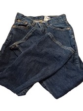 Sonoma Life Style Mid Rise Demi Bootcut Jeans kids Size 6 Blue Dark Wash