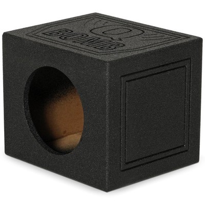 Q-POWER QBOMB 10'' Sealed Car Subwoofer Sub Box Enclosure | QBOMB10S Single
