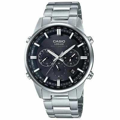 CASIO LINEAGE LIW-M700D-1AJF Herrenuhr schwarzes Zifferblatt robust Solar Ato...