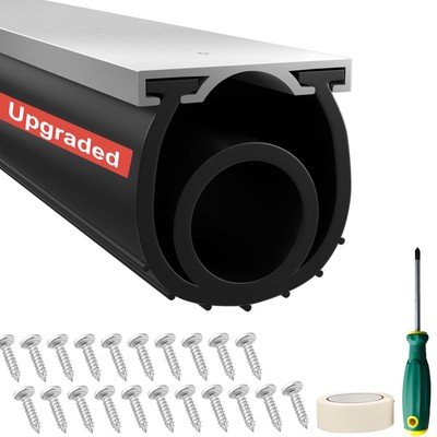 10 Feet Garage Door Seals Bottom Rubber Garage Door Weather Stripping Kits U ...