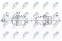 NTY Antriebswelle NPW-HY-601 FüR Hyundai Santa FÉ 2 CM Crdi 4X4 GLS