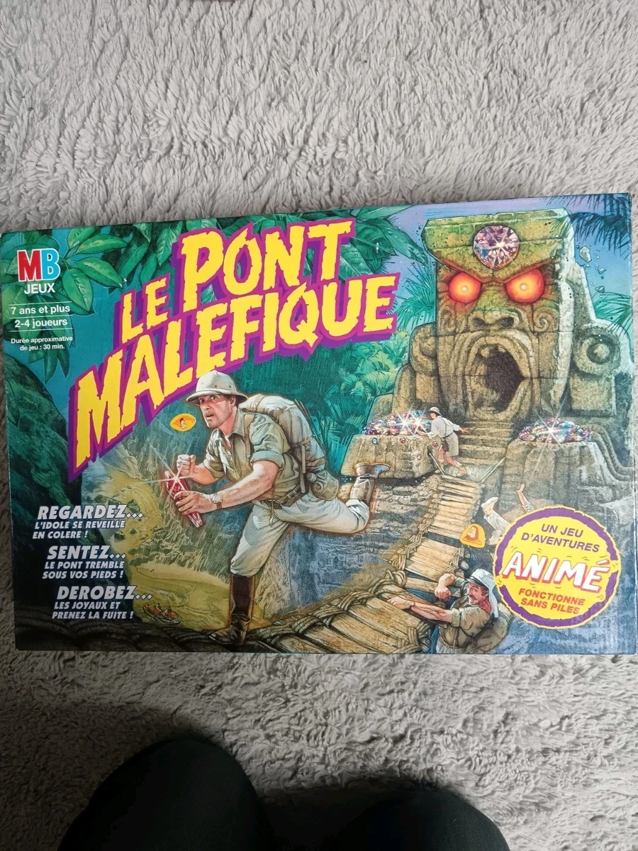 Jeu De Société Le Pont Maléfique - MB 1993 - Incomplet - Vintage