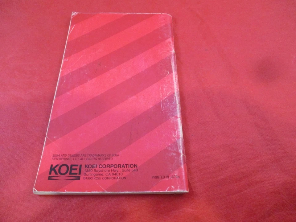 Genghis Khan II Clan of Gray Wolf Sega Genesis Instruction Manual Booklet ONLY - Image 3 of 4