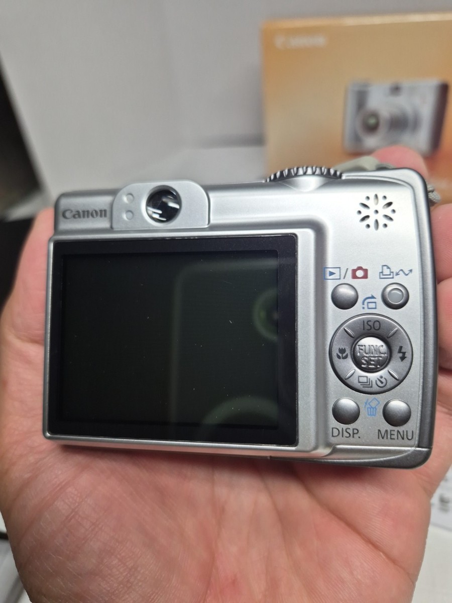 Canon Powershot A560 Digital Camera 7 MP Silver 4X Zoom - Some
