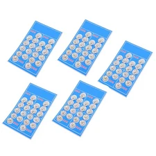 100x 1.3cm Diameter High Hardness Stainless Snap Buttons For Sewing Clothing B