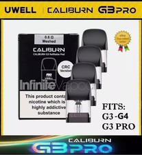 UWELL Caliburn G3 GPP, G3 PRO, & G4 Pods ALL ?'s Pack of 4 - 2ml