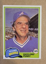 1981 Topps Traded - Gaylord Perry #812- hall of fame