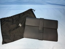 Ferrari Leather Document / Portfolio Clutch (with dust bag)