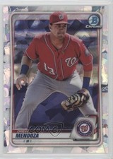 2020 Bowman Chrome Prospects Atomic Refractor Drew Mendoza #BCP-71 4z8