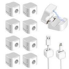 Cord Holder Cable Organizer,Cord Organizer,Cable Management Clips,White white