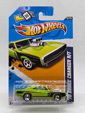 2012 Hot Wheels ’70 Dodge Charger R/T Muscle Mania Mopar Lime Green 3/10 #83/247