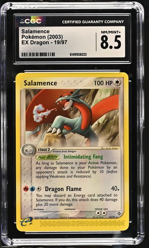 Salamence graded CGC 8.5 for sale on eBay