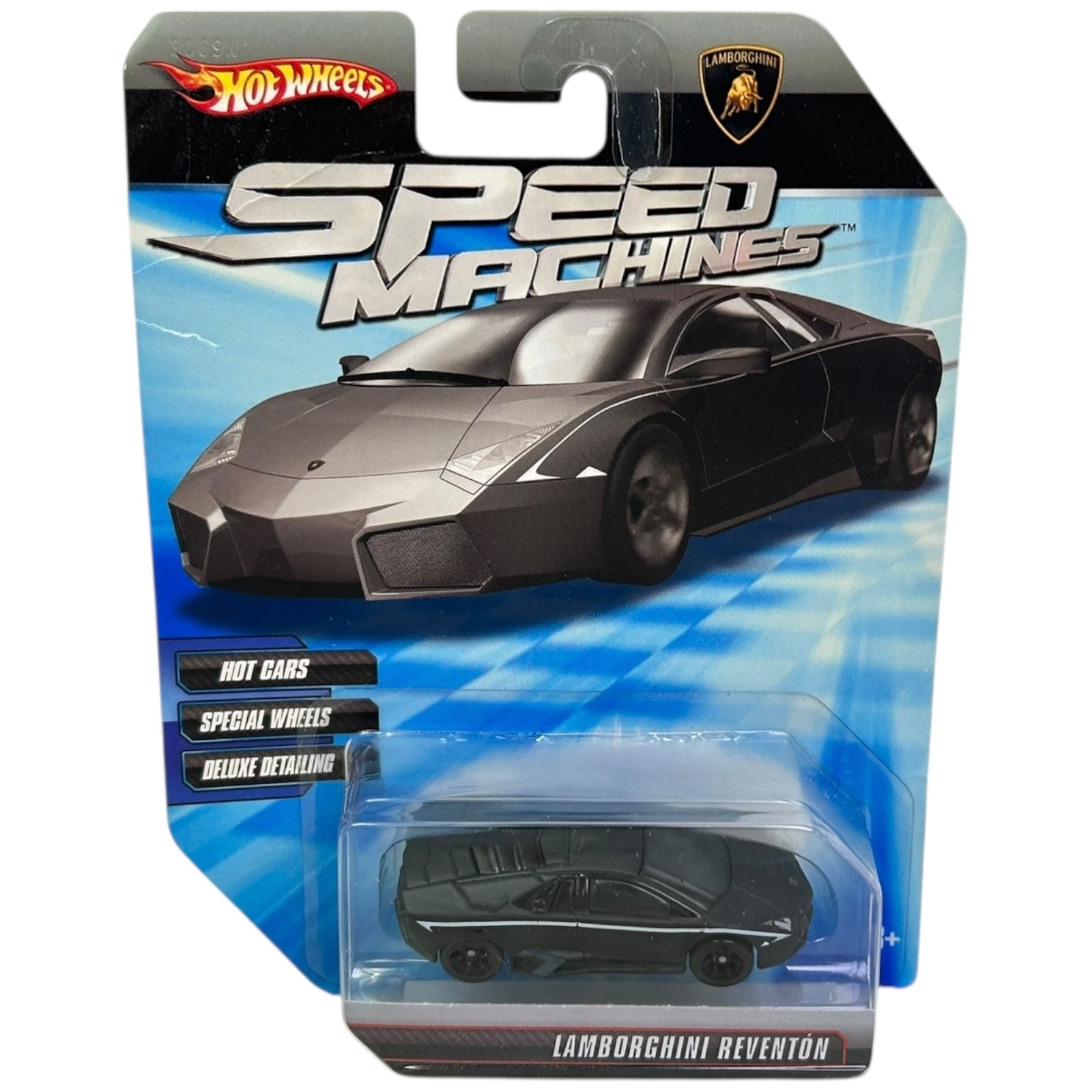 Hot Wheels Speed Machines Lamborghini Reventon Black 1:64 2009 Mattel Sealed