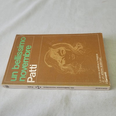 (Hercole Patti) Ein schöner November 1971 Garzanti