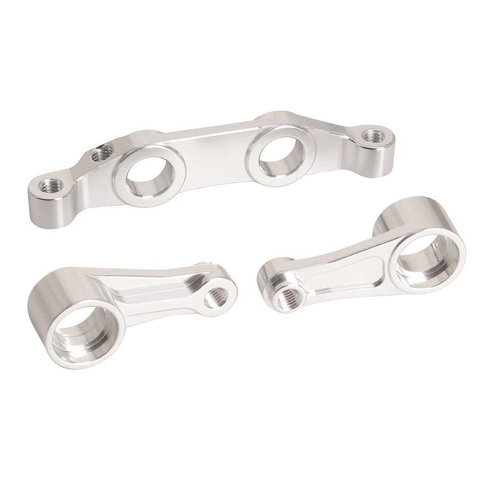 LCX RC Truck Front Steering Arm Set Bridge for Tamiya Hornet EVO Grasshopper - Image 4 of 4