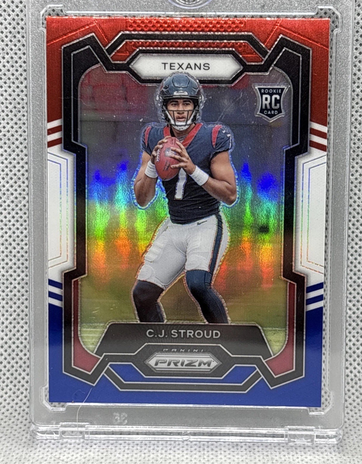 2023 Panini Prizm Rookies C.J. Stroud #339 Red White Blue Prizm (RC)