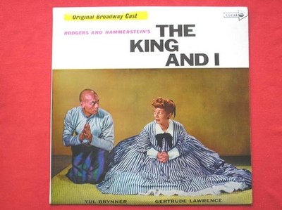 The King And I LP MCA Coral CPS14 EX/EX 1969 original Broadway cast, with Yul...