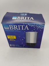 Brita Chrome Tap Water Faucet Replacement Filter 2 Pack Sealed