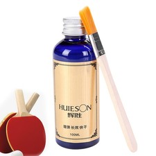 Table Tennis Glue 100ml Long-lasting Adhesive Rubber with Brush for Players UK