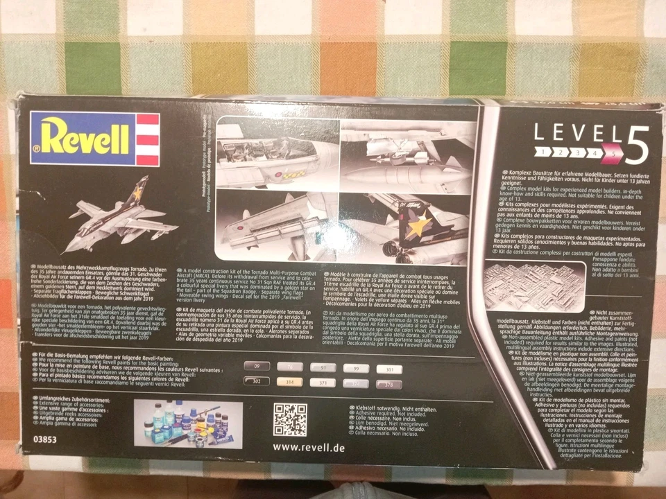 1/48 Revell Tornado Gr. 4 "Farewell" N. 3853 - 280 Parts - Immagine 3 di 4