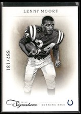 2011 Panini Prime Signatures #110 Lenny Moore #/499
