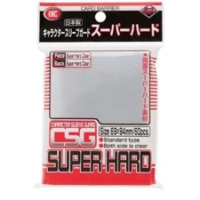 KMC 60 Clear Character Sleeve Guard Super Hard Clear Standard MTG TCG Pokemon