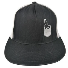 Idaho Beard Snapback Trucker Hat Black One Size Mesh Back The Classics Yupoong