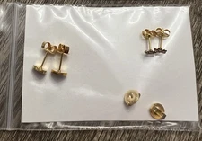 Two Pairs Of STUDEX earrings, EUC