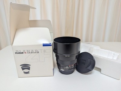 [Mint Boxed w/Hood] Carl Zeiss Planar T* 85mm f/1.4 ZF For Nikon F Japan 166