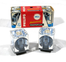 PRL) PHILIPS FLASHCUBES PFC4 UNIVERSAL PHOTOFLUX CUBE FLASH LIGHT PHOTO