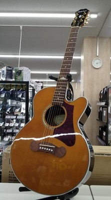 Epiphone J-200 EC Studio Parlor Acoustic Electric Guitar Cutaway Used Excellent