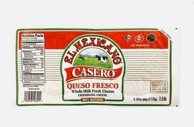 El Mexicano Queso Fresco Casero Cheese, 20 oz, 2 ct