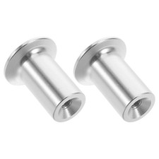  2 PCS Lock for Door Gear Knob Bedroom Handle with Black Lever Interior