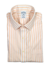 Brooks Brothers Regular Non-Iron All Cotton 16-32/33 Ainsley Collar Stripe