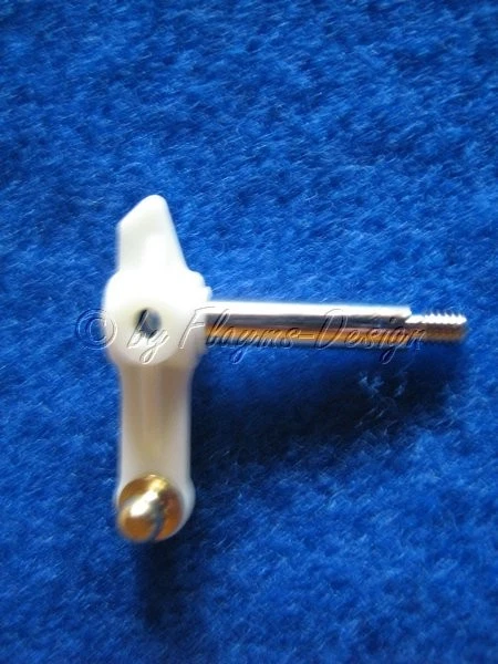 Achsschenkel rechts lang zu Tamyia Mad Bull und DT-01, DT-02, DT-03 mit Monsterr - Bild 2 von 2