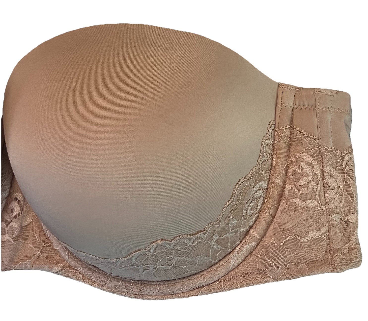 Torrid Nude Lightly Lined Underwire Strapless Bra… - image 3
