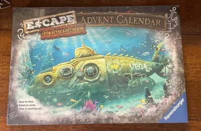 Ravensburger Escape Advent Calendar The Sunken Submarine Christmas Sealed 10+
