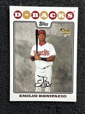 EMILIO BONIFACIO #259 2008 Topps Baseball Rookie Card QTY Arizona Diamondbacks