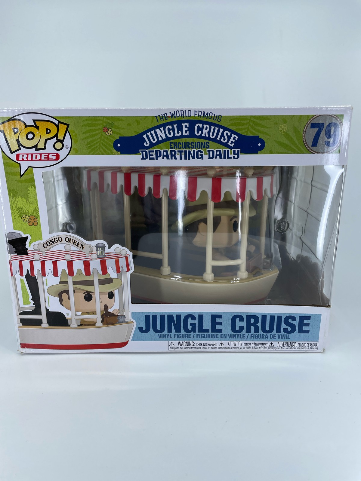 Funko Pop! Disney Parks Jungle Cruise #79 Vinyl Figure Damaged Box See Pics