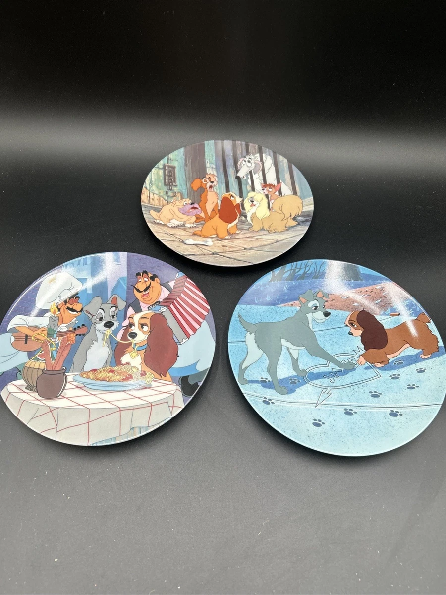 Lady and the Tramp Plate Indiana Disney Plates 1968-Now for sale