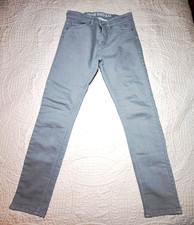 VGB Vintage Genes Black Mens Slim Fit Comfort Terry Denim Jeans Taupe 28x30