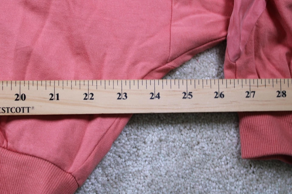 ROSA Victoria's Secret Sudadera con Capucha Mujer Pequeña Recortada Cremallera Completa Sudadera con Capucha Foto 2 de 4