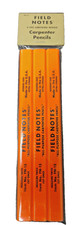 Field Notes Carpenter Pencils-3 Pak FSC Certified Wood-New Sealed-Free Shipping