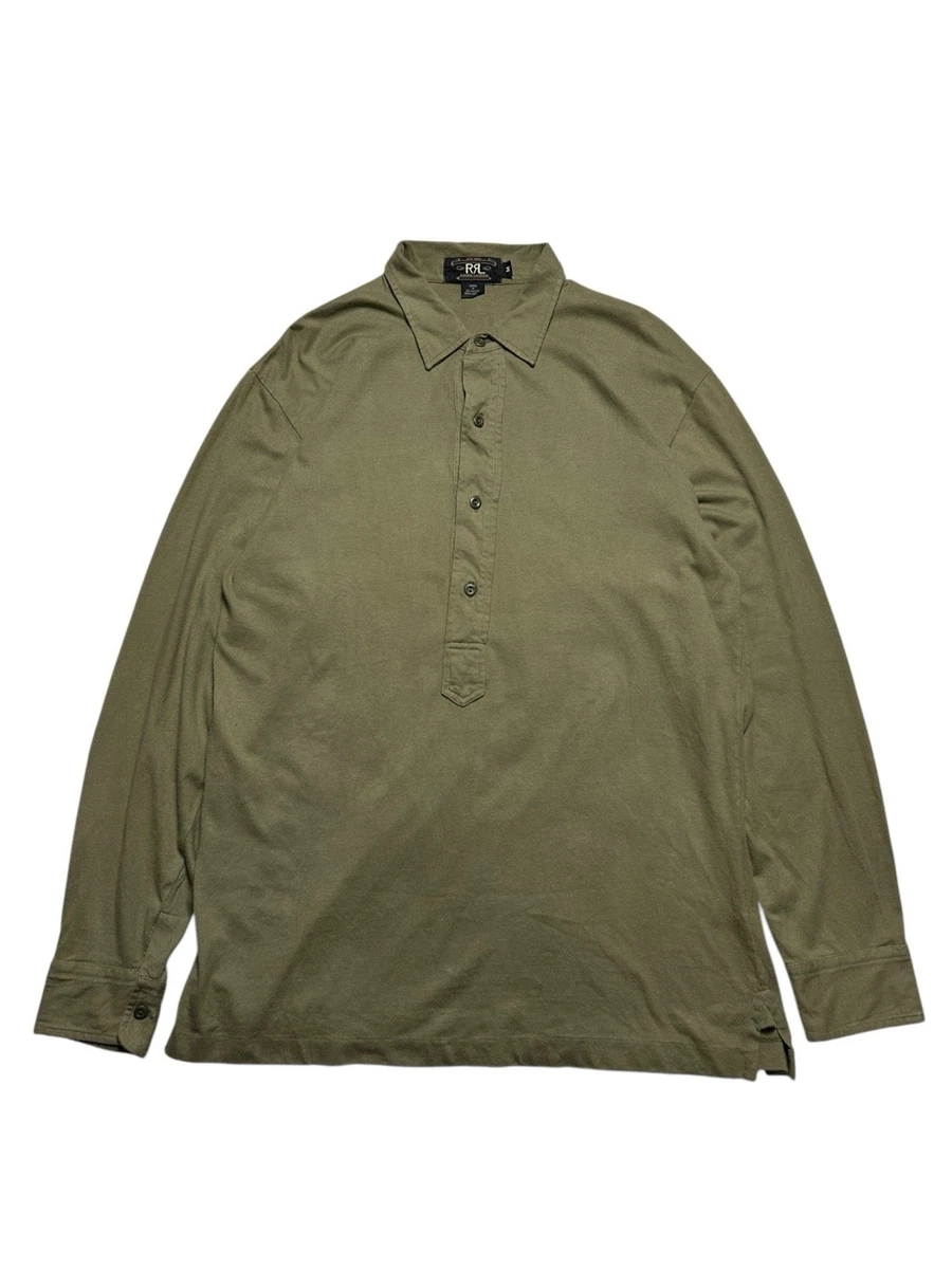 RRL Denim Solid Casual Button-Down Shirts for Men for sale | eBay