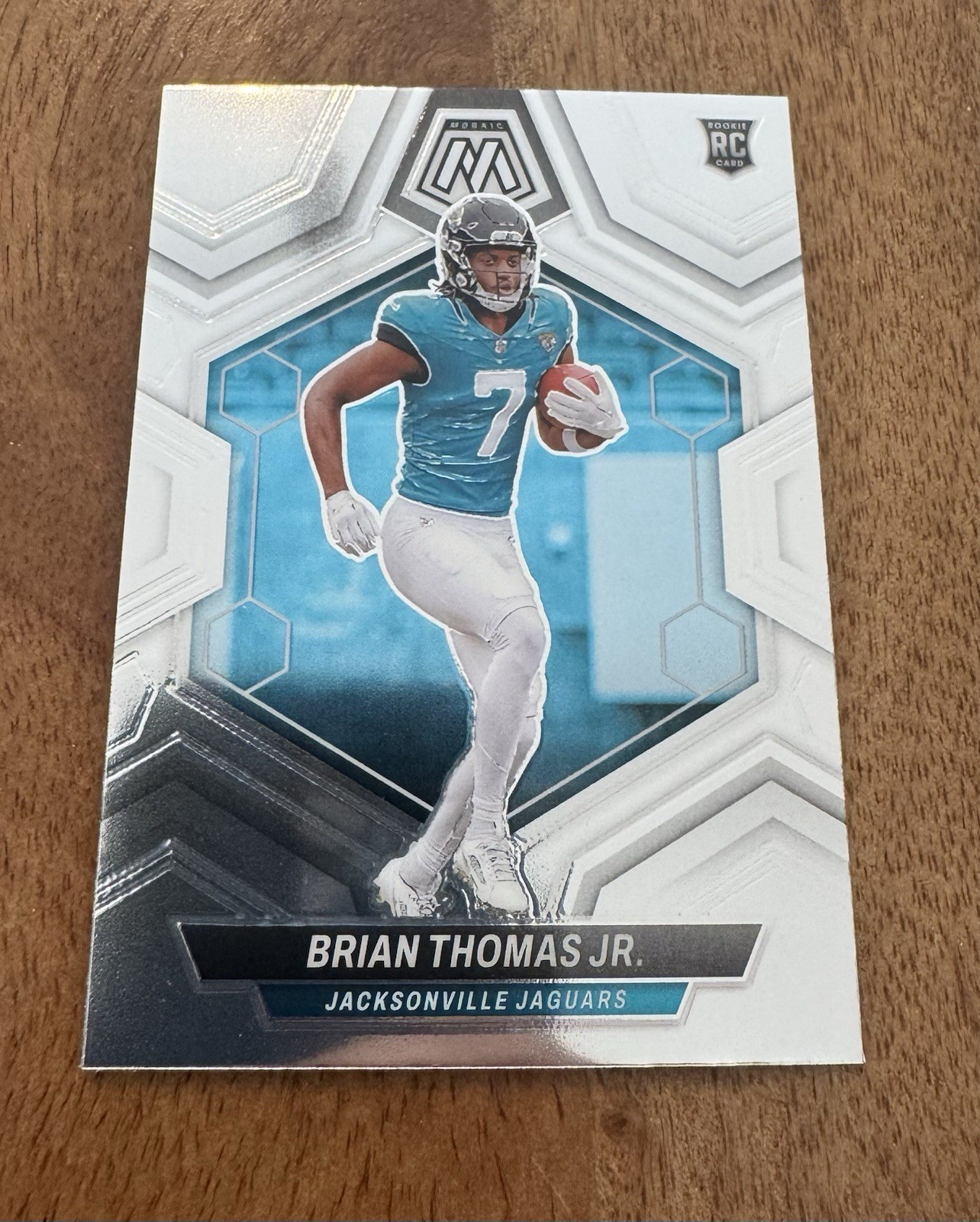 2024 Panini Mosaic - Rookies Brian Thomas Jr. #323 Silver Prizm (RC) Jaguars