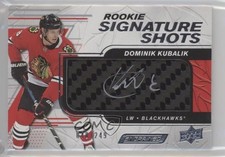 2019 Upper Deck Engrained Rookie Signature Shots 48/249 Dominik Kubalik Auto 2d8