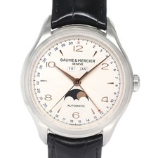 Baume & Mercier Clifton MOA10055 43mm Stainless Steel Silver Dial #KN532