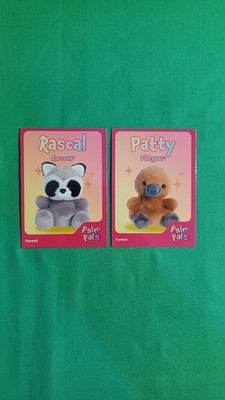 2025 Leaf Palm Pals Lot Of 2 Rascal Raccoon & Patty Platypus & #PB-45 & #PB-44 